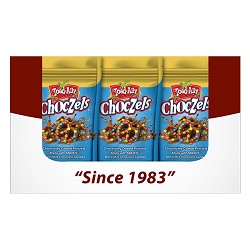 Toad-Ally Snax Choczels® Made with M&M’S® Stand Up Pouch 6 oz PDQ