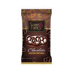 Toad-Ally Snax Sweet & Fancy® Milk Pretzels 6 oz Peg Bag
