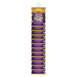 Toad-Ally Snax Cocoa Poppers™ Dark w/ White  3 oz Peg Bags Clip Strips