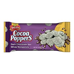 Toad-Ally Snax Cocoa Poppers™ Dark w/ White - 10 oz ark w/ White - 10 oz ark w/ White - 10 oz Laydown Bag